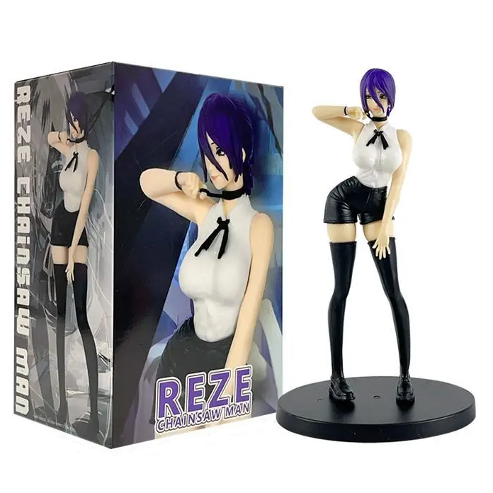 Reze Bomb Girl Chainsaw Man Collectible Anime Figure Model Statue PVC 7" [Boxed]