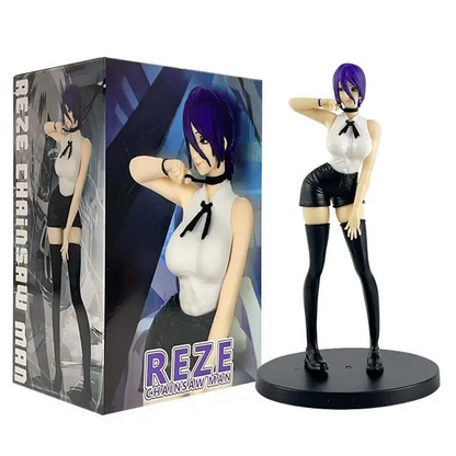 Reze Bomb Girl Chainsaw Man Collectible Anime Figure Model Statue PVC 7" [Boxed]