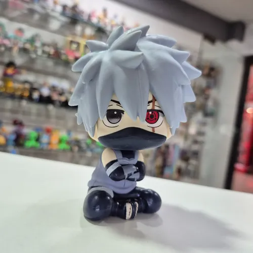 Kakashi of the Sharingan Naruto Anime Chibi Desktop Figurine PVC 4.3" [No Box]